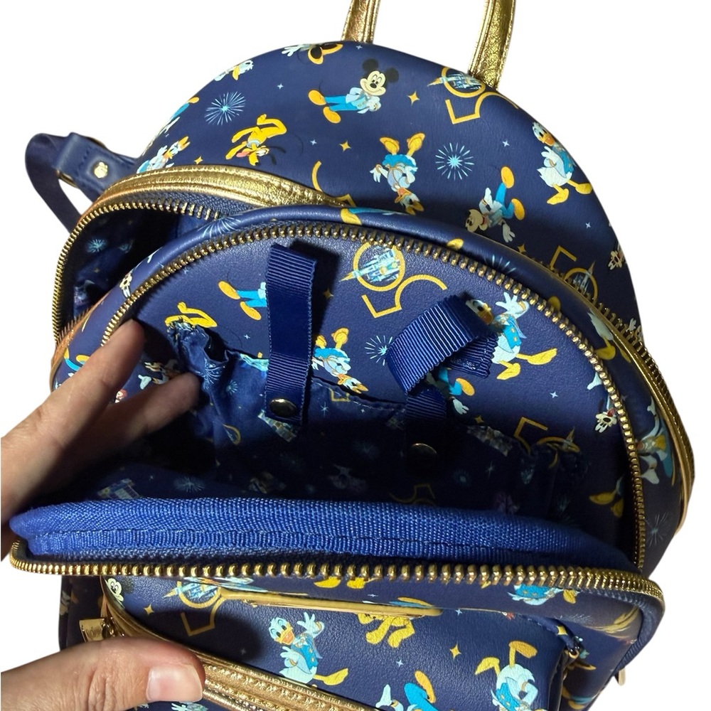 Disney World 50th Anniversary Loungefly EARidescent Celebration Backpack EXC - Picture 6 of 9